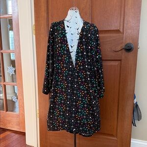 LuLaRoe Top with Colorful Starburst Pattern